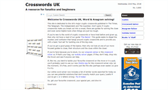 Desktop Screenshot of crosswordsuk.net